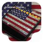 American -Love Emoji Keyboard icône