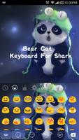 BearCat -Love Emoji Keyboard स्क्रीनशॉट 1