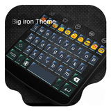 Big Iron -Love Emoji Keyboard icône