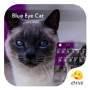 Blue Eye Cat Emoji Keyboard APK