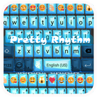 آیکون‌ Blue Lace Emoji Keyboard