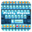 ”Blue Lace Emoji Keyboard