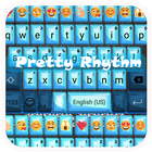 Blue Lace Emoji Keyboard আইকন
