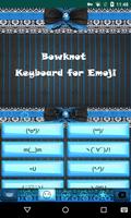 Blue Lace Emoji Keyboard imagem de tela 3
