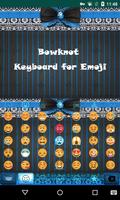 Blue Lace Emoji Keyboard captura de pantalla 2