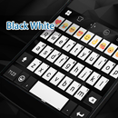 Black & White Eva Keyboard-Gif APK