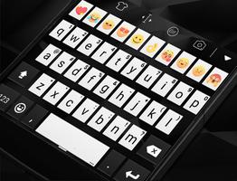 Black & White Eva Keyboard-Gif الملصق