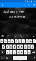 Black & White Eva Keyboard-Gif تصوير الشاشة 1