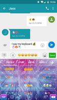 Bright Keyboard Theme -Emoji capture d'écran 2