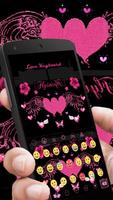 Love Heart Keyboard -Emoji Gif اسکرین شاٹ 1