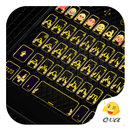 APK Gold Buterfly Bowknot Keyboard