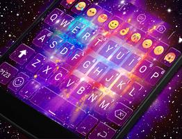 Galaxy Blink Eva Keyboard -Gif Affiche