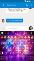 Galaxy Blink Eva Keyboard -Gif syot layar 2