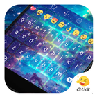 Galaxy Eva Keyboard Theme -Gif icono