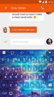 Galaxy Eva Keyboard Theme -Gif captura de pantalla 3