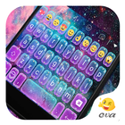 Glitter Galaxy Eva Keyboard ไอคอน