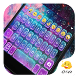 Glitter Galaxy Eva Keyboard 图标