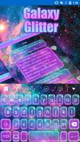 پوستر Glitter Galaxy Eva Keyboard