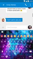 Galaxy Flash Emoji Keyboard imagem de tela 1