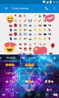 Galaxy Flash Emoji Keyboard imagem de tela 3