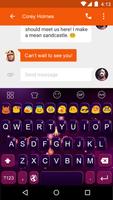 Glare -Video Emoji Keyboard تصوير الشاشة 1