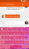 Glitter Heart Emoji Keyboard 截图 2