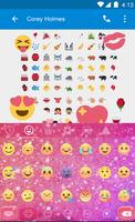 Glitter Heart Emoji Keyboard screenshot 3