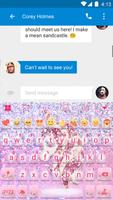 Glitter Unicorn Keyboard -Gifs syot layar 2