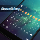 Green Galaxy Eva Keyboard -Gif biểu tượng