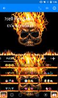 Hell Fire Eva Emoji Keyboard captura de pantalla 2