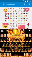 Hell Fire Eva Emoji Keyboard imagem de tela 3