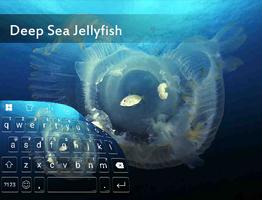 Deep Sea Jellyfish Keyboard Affiche