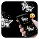 Diamond Butterfly Emoji Keypad-APK