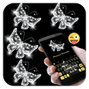 Gold Butterfly Gif Keyboard APK