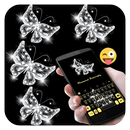 Gold Butterfly Gif Keyboard-APK