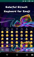 Color Circuit Emoji Keyboard captura de pantalla 1