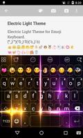 Electric Light Emoji Keyboard الملصق