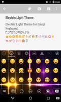 Electric Light Emoji Keyboard تصوير الشاشة 1