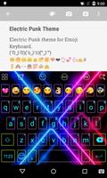 Poster Electric Punk Emoji Keyboard