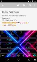 Electric Punk Emoji Keyboard اسکرین شاٹ 2