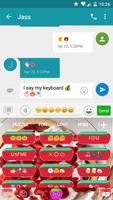 Delicious Cake Keyboard -Emoji imagem de tela 2