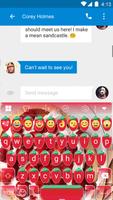 Delicious Cake Keyboard -Emoji imagem de tela 3