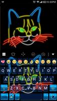 Evil Cat Nine Life -Keyboard Affiche