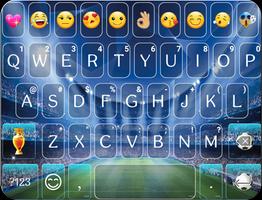 Football Cup Emoji Keyboard Affiche