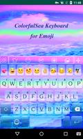 Colorful Sea Emoji Keyboard captura de pantalla 1