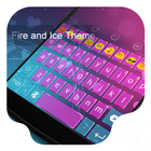 Fire And Ice -Video Keyboard icône