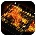 Red Horse Keyboard -Emoji Gif آئیکن