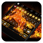 Red Horse Keyboard -Emoji Gif icono