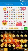 Red Horse Keyboard -Emoji Gif ภาพหน้าจอ 3