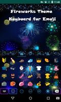 2016 Fireworks Emoji Keyboard captura de pantalla 2